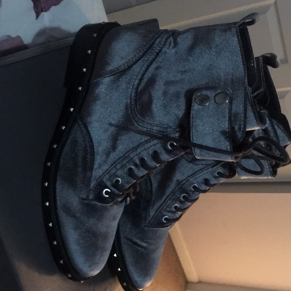 Vince Camuto velvet boots